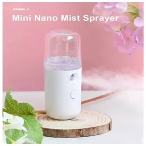 Portable Facial Nano Mist Sprayer - White