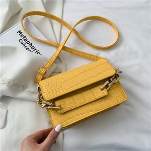 Ladies Trendy Crocodile Pattern Small Bag (1001009)