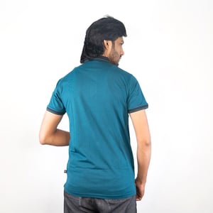 Polo Shirt-Sea Green with M Logo