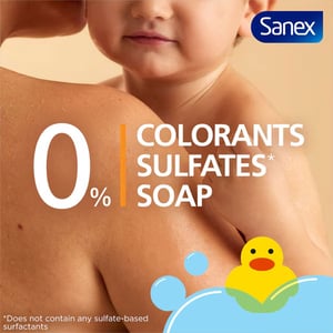 Sanex Zero Baby Hypoallergenic Bath, Wash & Shampoo 450ml - Fragrance Free