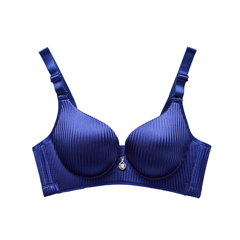 Fashionable Blue Push Up Bra With no Strings
