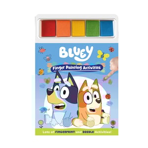 Bluey Finger Painting Book Craft Set