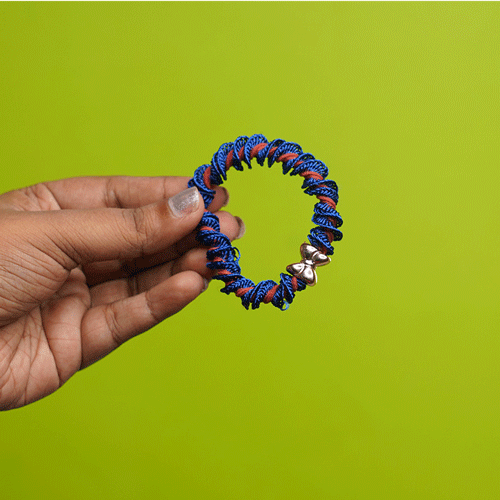 Scrunchie Hair Band - Navy Blue