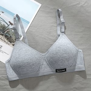 Soft Padded Bra For Women - 34-M Gray