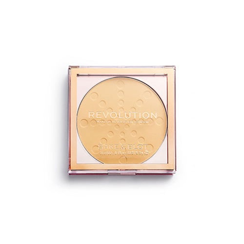 Makeup Revolution London Bake & Blot Pressed Powder - Banana  Deep