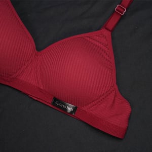 Soft Padded Bra For Women - 34 Red