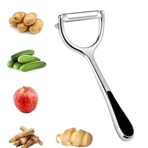 Stainless Steel Fruit & Vegetable Peeler - Silver