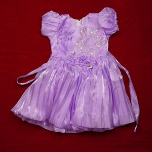 Baby Party Dress (2.5 - 5 Years) - TMEC-04 Purple