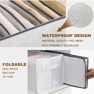 Cloth Storage Bag - Grey