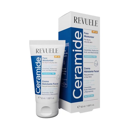 Revuele Ceramide Face Moisturizer Cream Spf25 50ml•
