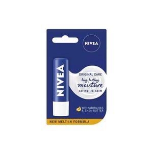 Nivea Original Care Long Lasting Moisture Caring Lip Balm 5.5ml