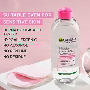 Garnier Skin Naturals Micellar Cleansing Water For Sensitive Skin 125ml  •