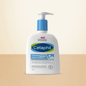 Cetaphil Hydrating Foaming Cream Cleanser Dry To Normal Sensitive Skin 236ml