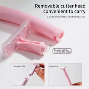 LMLTOP Women Harrow Knife And Razor Set 2pcs - Purple