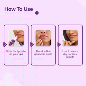 The Derma Co 1% Vitamin C Brightening Lip Balm SPF 50 PA+++ 4.5g •