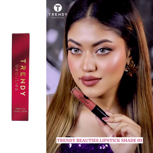 Trendy Beauties Waterproof Liquid Matte Lipstick - 03