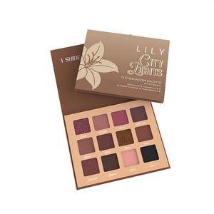 Lily City Lights 12 Eyeshadow Palette - Perfect Brown