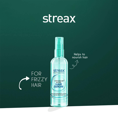 Streax Professional Vitariche Gloss Hair Serum 115ml