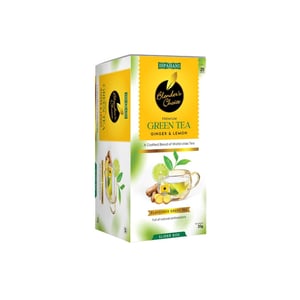 ISPAHANI Blender's Choice Premium Green Tea 35g (25 Bags) - Ginger & Lemon