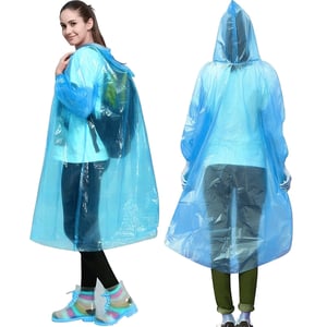 Disposable Pocket Rain Coat - Assorted Colour