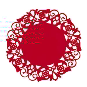 Dining Table Silicone Insulation Mats - Red