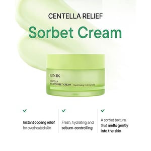 iUNIK Centella Relief Sorbet Cream 10ml  •