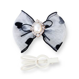 Yanduo Hair Clip 2pcs Set - White