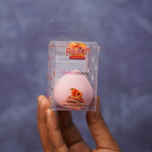 Sweet Beauty Fruity Powder Puff - Peach