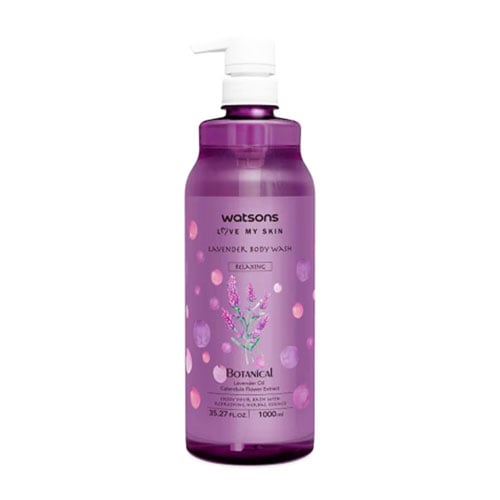 Watsons Love My Skin Botanical Relaxing Lavender Body Wash 1000ml  •