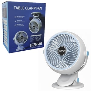 Table Clamp Fan - Fzm-01 •