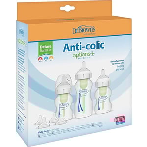 Dr. Brown's Options+ Anti-Colic Baby Bottle Wide Neck Deluxe Starter kit (7983)