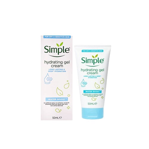 Simple Water Boost Hydrating Gel Cream 50ml •