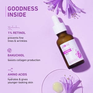 Plum Bakuchiol And Retinol 1%  Face Serum 30ml •