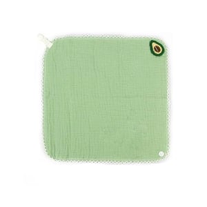Baby Square Multi-Use Saliva Triangle Towel - Green