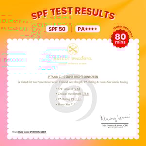 Dot & Key Vitamin C + E Super Bright Sunscreen SPF 50+ with Sicilian Blood Orange PA+++ 80g•