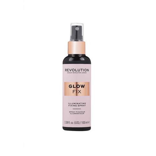 Makeup Revolution Glow Fix Illuminating Fixing Spray 100ml •