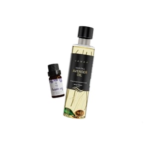 Skin Cafe 100% Natural Essential Oil 10ml - Rosemary With Hawaa Hair Fall Avenger Oil 100ml Combo