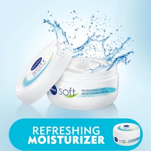 Nivea Soft Refreshingly Moisturizing Cream 100ml •