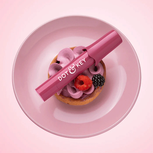 Dot & Key Meltie Lip Balm With 2% Kojic 4g SPF 50+ PA+++ Berry Crumble •