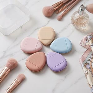 5pcs Multi-Color Mini Finger Puff Set Box