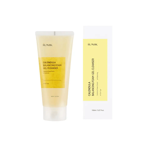 iUNIK Calendula Balancing Foam Gel Cleanser 150ml  •