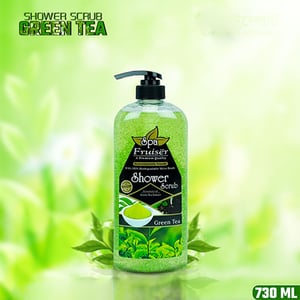 Fruiser Green Tea Shower Scrub 730ml
