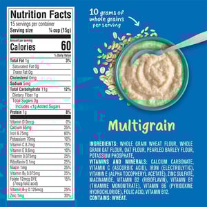 Gerber Grain & Grow Multigrain Cereal (6+months) 454gm•