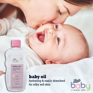Boots Little + Loved Baby Oil 300ml •