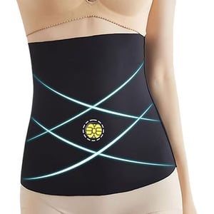 Body Shaper Belt Cross Abdominal Band - Black XXL