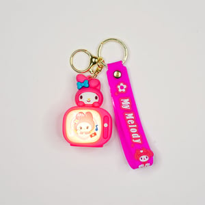 Key Ring With Mini Lighting TV - My Melody