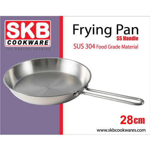 SKB Special Frying Pan With SS Handle - 28cm
