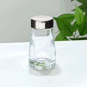 Cristal Glass Salt & Pepper Shakers