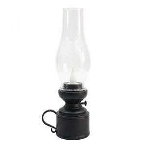 Vintage LED Candle Lamp - Black
