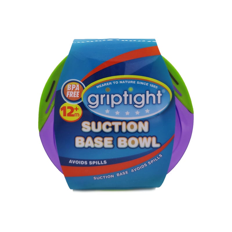 Griptight Baby Suction Base Bowl 12m+ - Purple